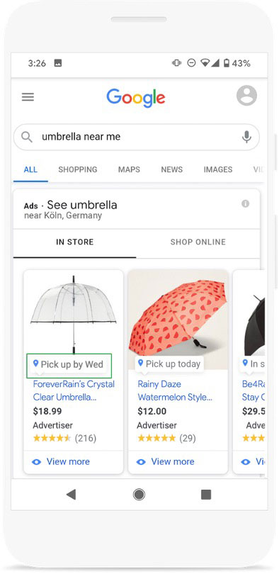 Updates binnen local campaigns in Google Ads