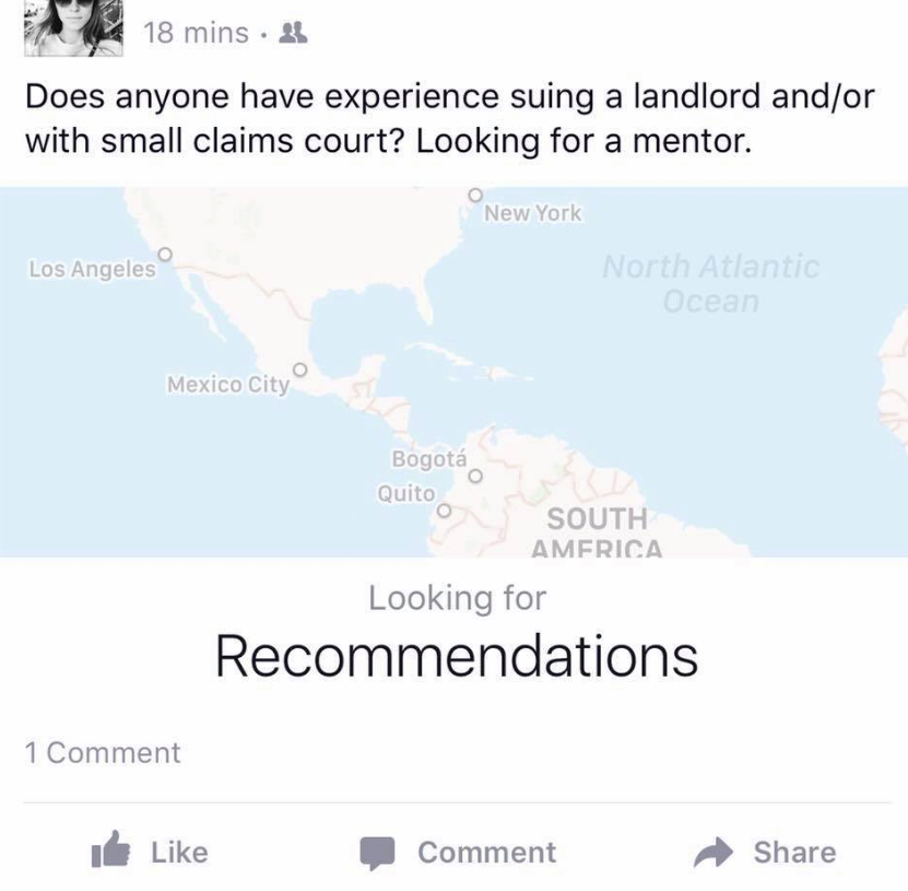 Recommendations Facebook