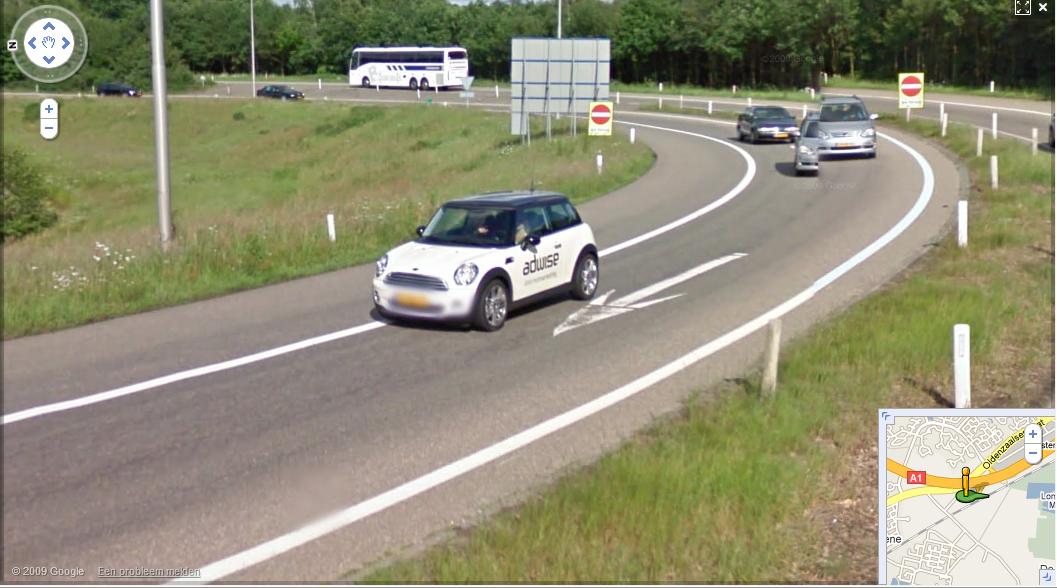 Adwise Mini op Google StreetView